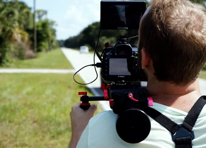 Framing a handheld interview